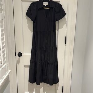 Black Brochu Walker Tiered Havana Dress